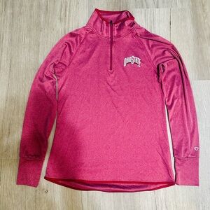 Ohio State Colosseum 1/2 Zip Ladies Top